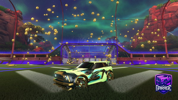 A Rocket League car design from Polka