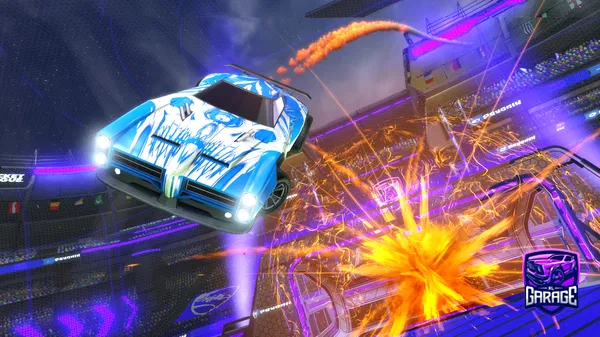 A Rocket League car design from oypowh