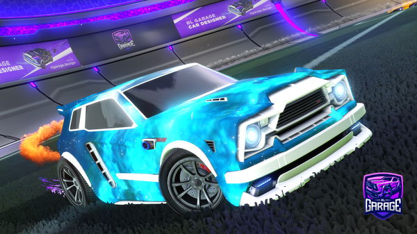 A Rocket League car design from Nextee