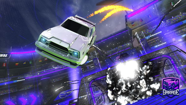 A Rocket League car design from vxflx