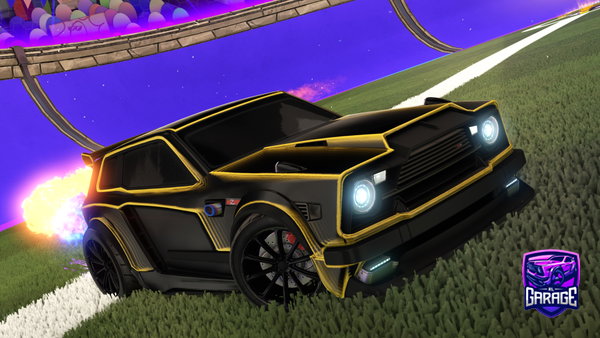 A Rocket League car design from Pytknap