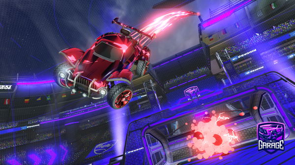 A Rocket League car design from Szitron2011