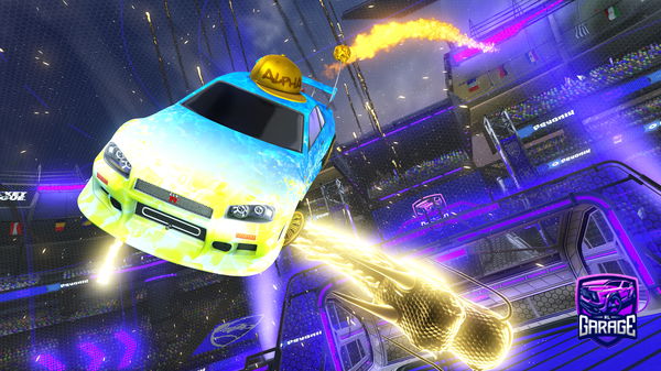 A Rocket League car design from medoo1981