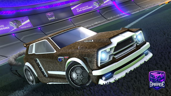 A Rocket League car design from M1GU3LLL