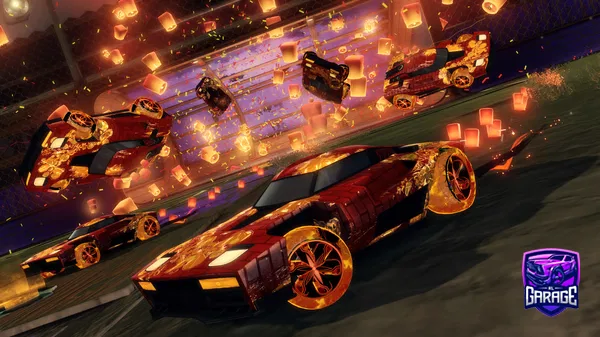A Rocket League car design from Afateer
