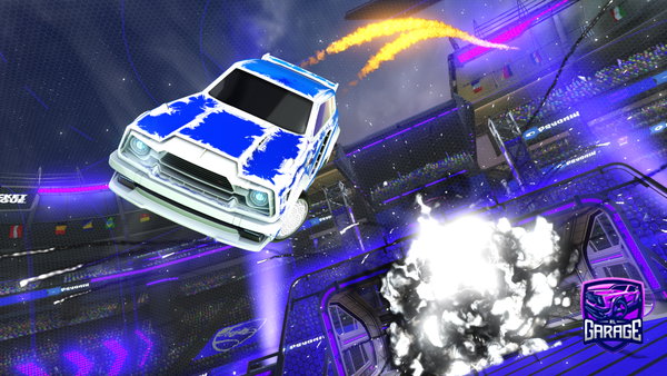A Rocket League car design from Alpha707