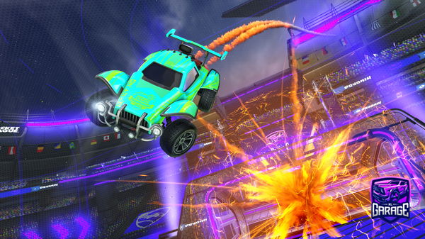 A Rocket League car design from Fro-3