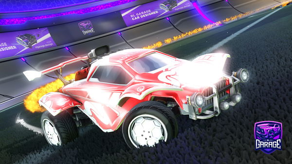 A Rocket League car design from plumbobson