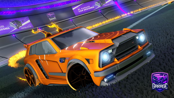 A Rocket League car design from Mariogogo