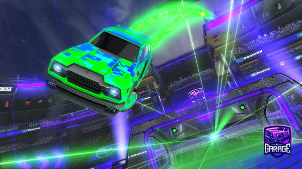 A Rocket League car design from Bul3wd