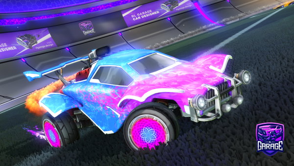 A Rocket League car design from Cromos461