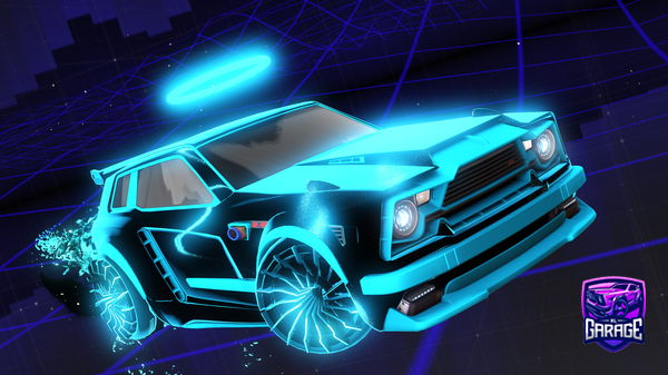 A Rocket League car design from DarkMist182