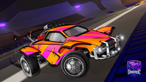 A Rocket League car design from meemomoemoo