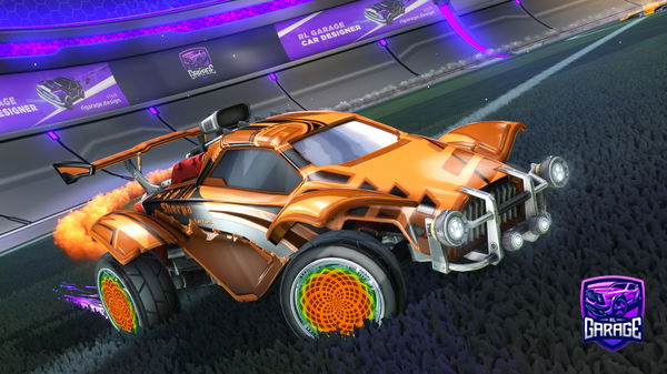 A Rocket League car design from dxshRL