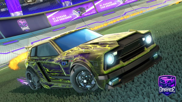 A Rocket League car design from Guzby_