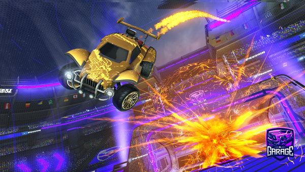 A Rocket League car design from BlackyMouse