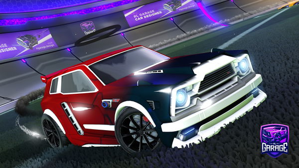 A Rocket League car design from Lavender_Kiki