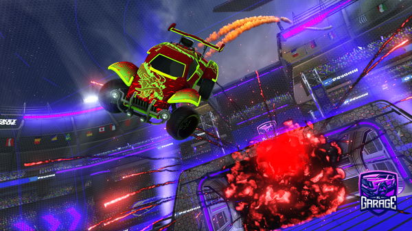 A Rocket League car design from hefferl