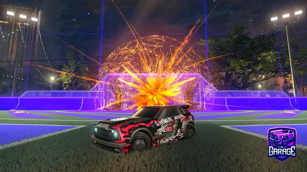 A Rocket League car design from rihahahaha
