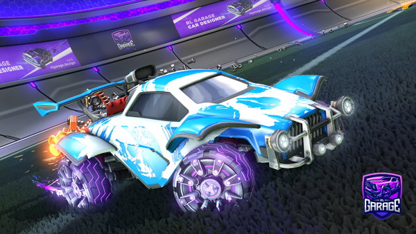 A Rocket League car design from skyhero