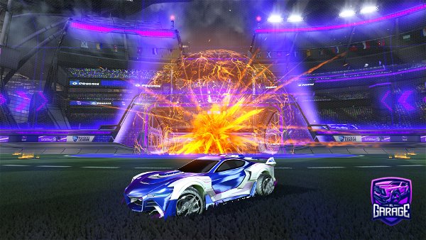 A Rocket League car design from Roofio12