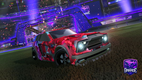 A Rocket League car design from Lommamark