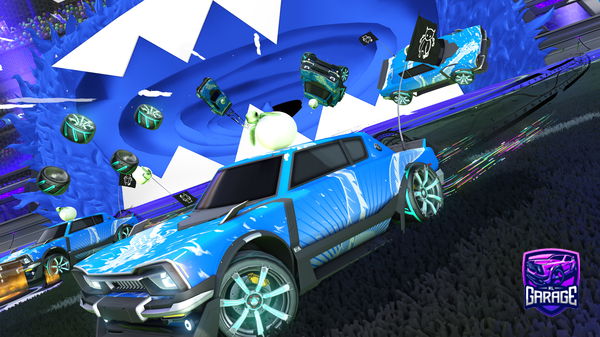 A Rocket League car design from Jgfrostbite