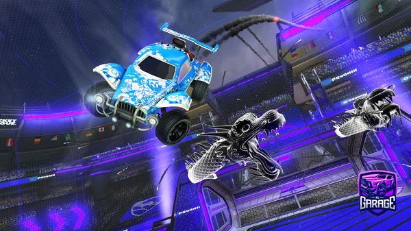 A Rocket League car design from hornet4000