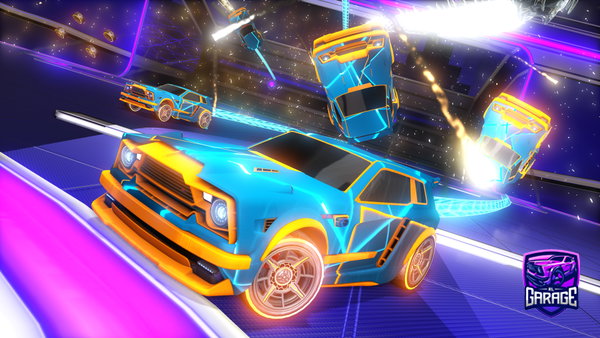 A Rocket League car design from Ilan27