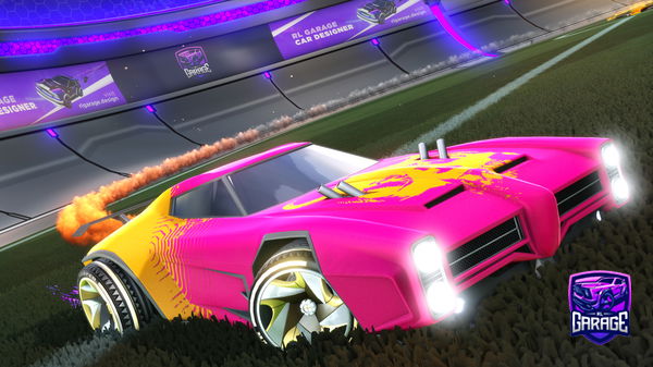 A Rocket League car design from toftis1980