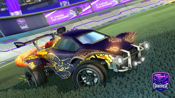 A Rocket League car design from Blue_Panda