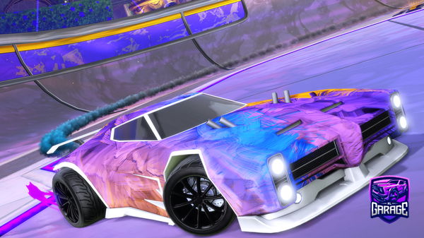 A Rocket League car design from san_contre