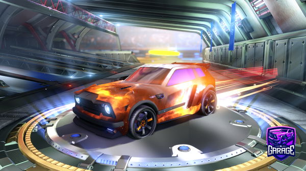 A Rocket League car design from TopBinner