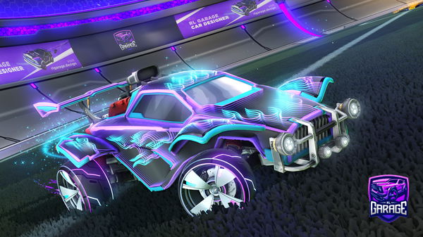 A Rocket League car design from userfata4