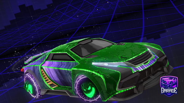 A Rocket League car design from Filetito09