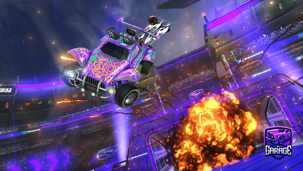 A Rocket League car design from CaptainModrah