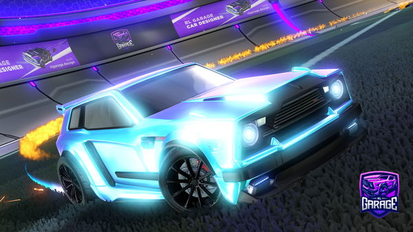 A Rocket League car design from WonderOfficial