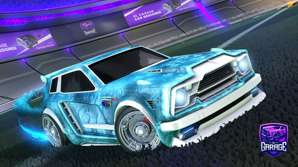 A Rocket League car design from BtoXXX