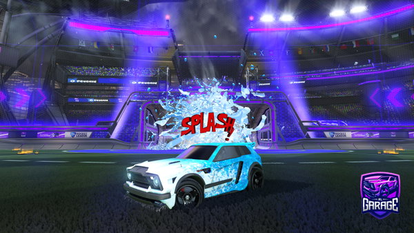 A Rocket League car design from Lentokone