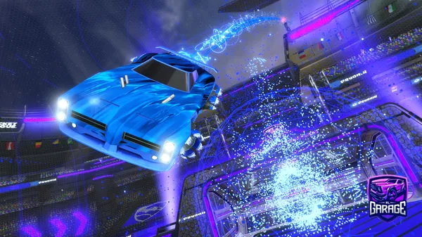 A Rocket League car design from ILikeTrains346