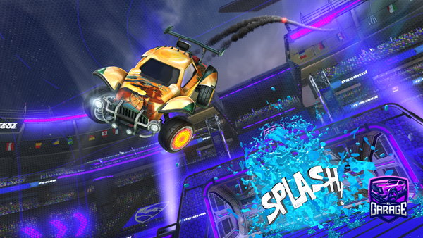 A Rocket League car design from Adrxin-