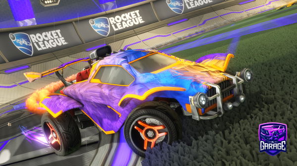 A Rocket League car design from RobinYT_09