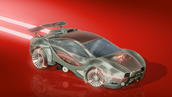 A Rocket League car design from Raiyu