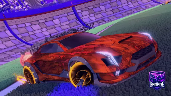 A Rocket League car design from skull_mangft