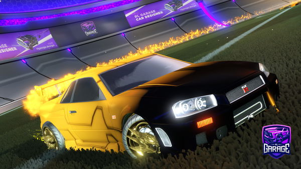 A Rocket League car design from crumblcookie