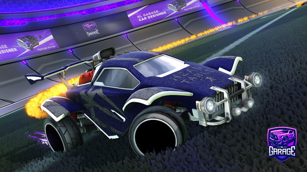 A Rocket League car design from skykyd