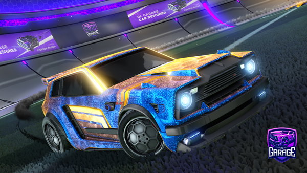 A Rocket League car design from ZeeGee