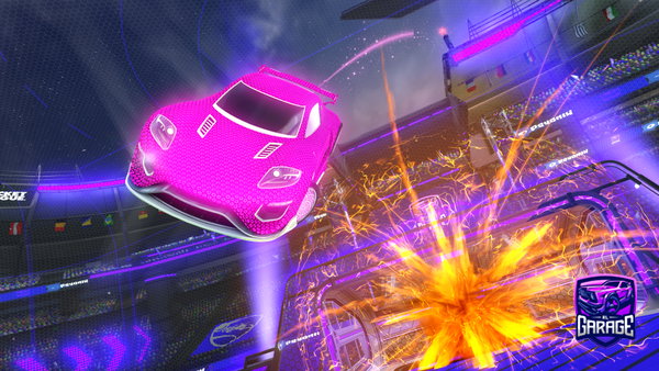 A Rocket League car design from Dinoxaur