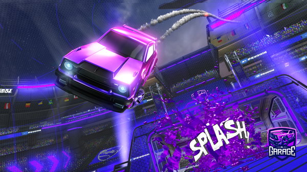 A Rocket League car design from PoiscailleLG
