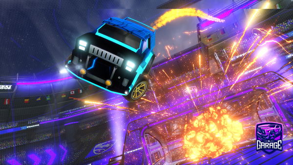 A Rocket League car design from Rl_PLAYER_23